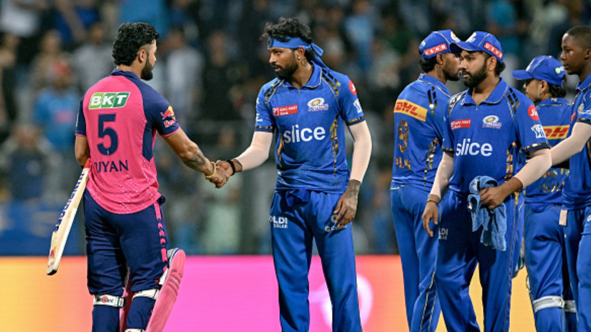 Rajasthan Royals top the table with a 6-wky win over MI