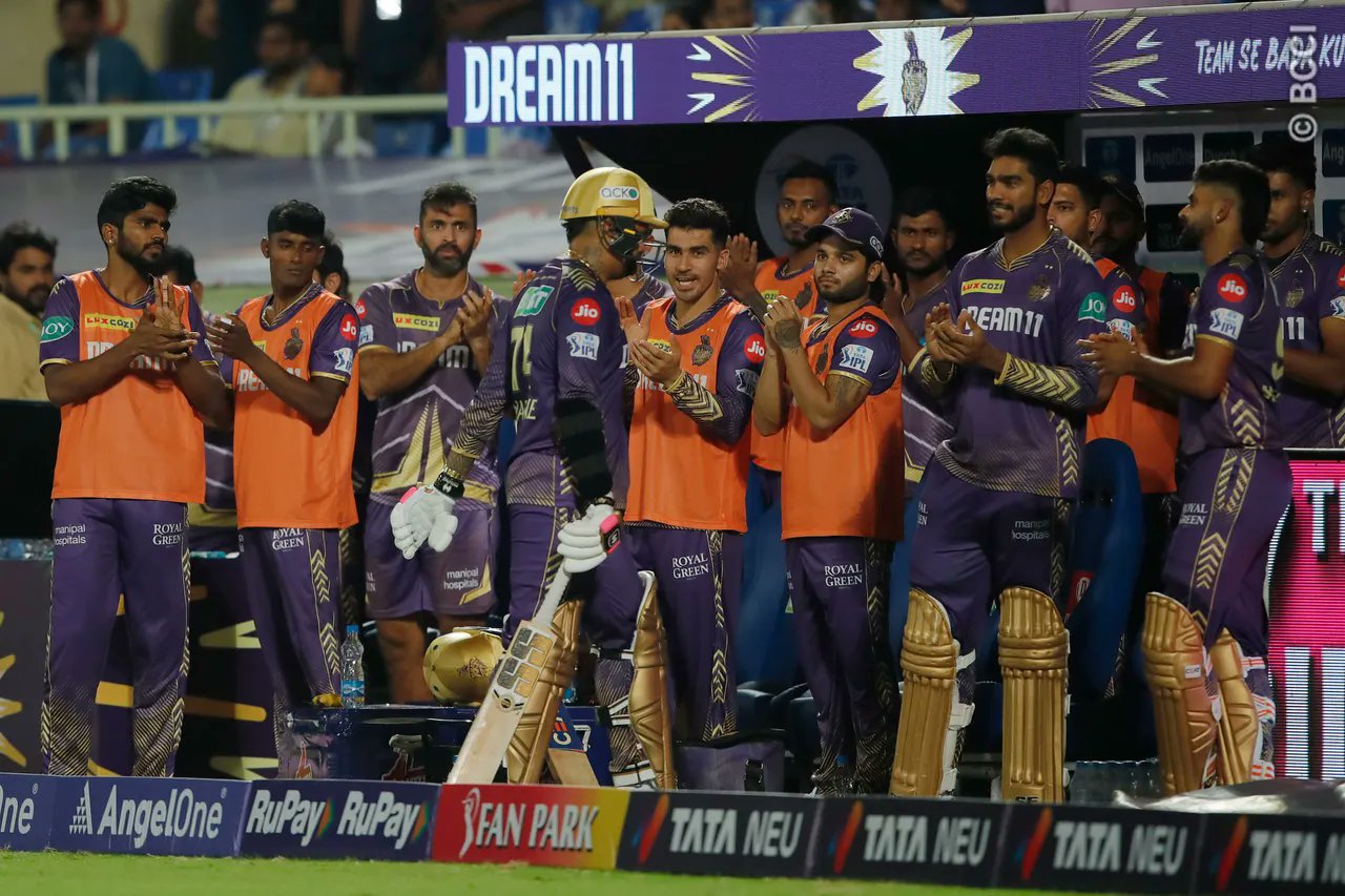 KKR gets the second highest aggregate of history in IPL 2024.